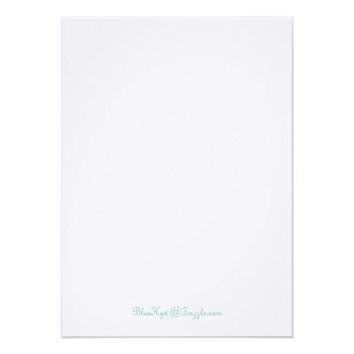 Hydrangea Banner Wedding Shower Invitation