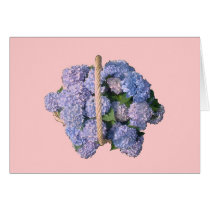 Hydrangea Basket Card