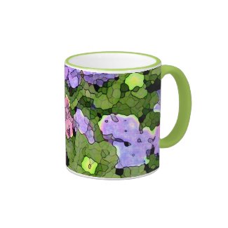 Hydrangea Batik (11oz. Ceramic Mug)