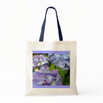 "Hydrangea Blues" Budget Tote bags
