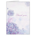 Hydrangea Bouquet Wedding Thank You Folded Cards
