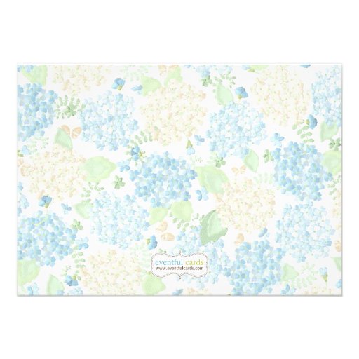 Hydrangea Bridal Shower Invitation