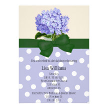 Hydrangea Bridal Shower Invitation