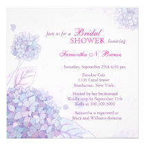 Hydrangea Bridal Shower Invitations