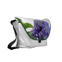 Hydrangea Bush Messenger Bag
