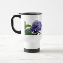 Hydrangea Bush Plastic Travel Mug