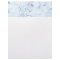 Hydrangea closeup custom letterhead