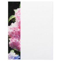 Hydrangea in Sunshine Personalized Letterhead