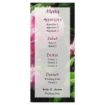 Hydrangea in Sunshine Wedding Menu Customized Rack Card