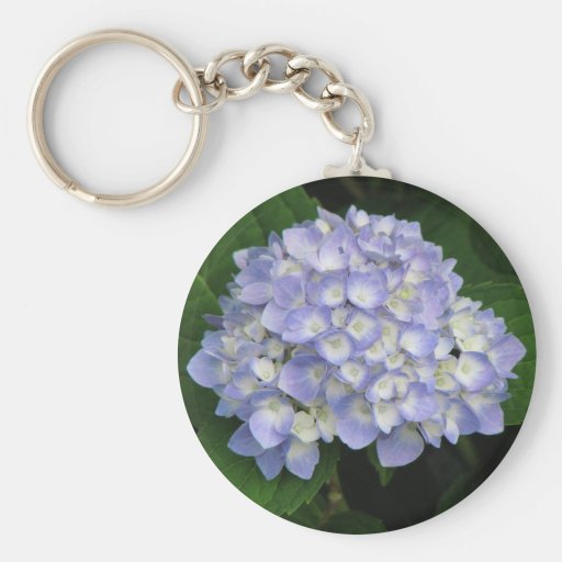 Hydrangea Keychain