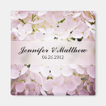 Hydrangea Magnet Wedding Favor