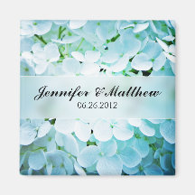 Hydrangea Magnet Wedding Favor