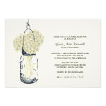 Hydrangea & Mason Jar Bridal Shower Announcements