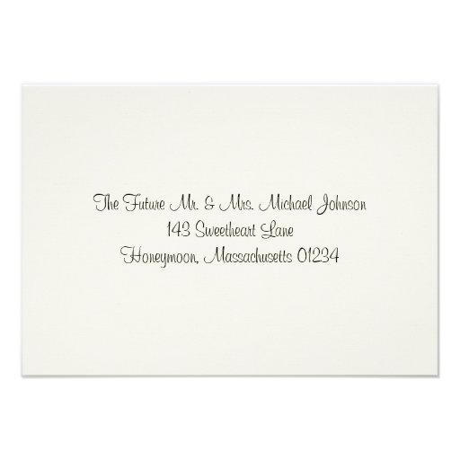 Hydrangea & Mason Jar Wedding RSVP Announcements