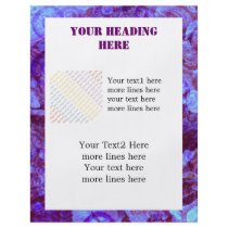 Hydrangea Paisley custom Full Color Flyer