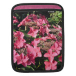 Hydrangea. Pink Flowers. iPad Sleeve