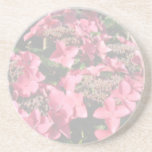 Hydrangea. Pink flowers. Soft Pastel Colors. Coaster