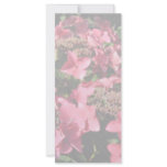 Hydrangea. Pink flowers. Soft Pastel Colors. Custom Rack Card