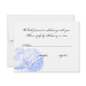 Hydrangea RSVP invitation