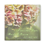 Hydrangea Save the Date Magnet