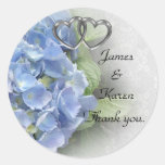Hydrangea Stickers for wedding favors