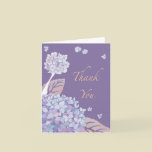 Hydrangea Thank You Card