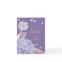 Hydrangea Thank You Card