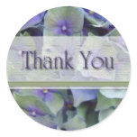 Hydrangea Thank You stickers