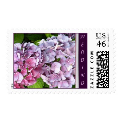 Hydrangea Wedding Collection Postage Stamp