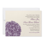 Hydrangea Wedding Invitation