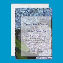 Hydrangea Wedding Invitation