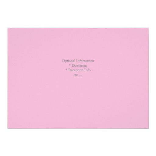 Hydrangea Wedding Invitation