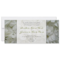 Hydrangea Wedding Invitation- From Bride's Parents