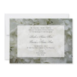 Hydrangea Wedding Invitation- From Bride's Parents
