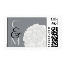 Hydrangea Wedding Postage stamps