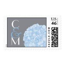 Hydrangea Wedding Postage stamps