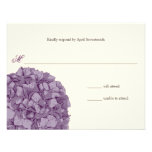 Hydrangea Wedding Response Announcement