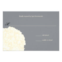 Hydrangea Wedding Response invitations
