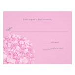 Hydrangea Wedding Response Personalized Invitation