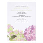 Hydrangea Wedding Shower Announcement