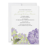 Hydrangea Wedding Shower invitations