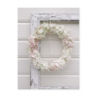 Hydrangea Wreath postcard