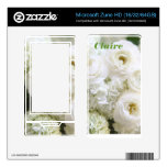 hydrangeas and ranunculus Zune HD 16/32/64GB skin Zune HD Skins