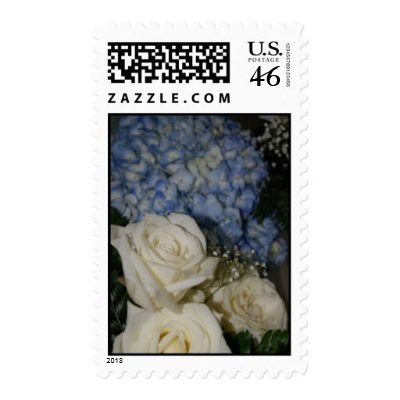 Hydrangeas and Roses Postage
