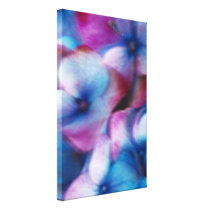 Hydrangeas in the wind canvas prints