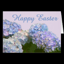 Hydrangeas Large Font Easter Card cards