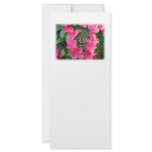 Hydrangeas. Pink Flowers. White. Rack Card
