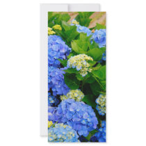 Hydrangeas Custom Rack Card