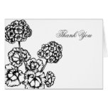 Hydrangeas Thank You Blank Notecard cards