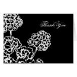 Hydrangeas Thank You Blank Notecard cards